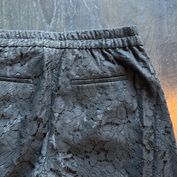 J Crew Black Lace Pants Size 0 - Picture 4 of 7